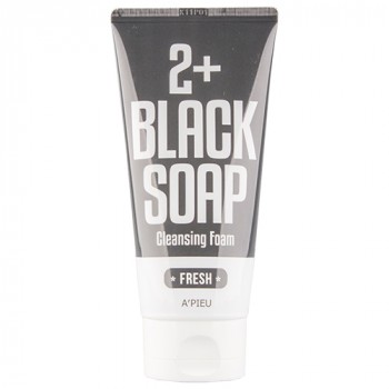 Пенка для умывания 2+ Black Soap