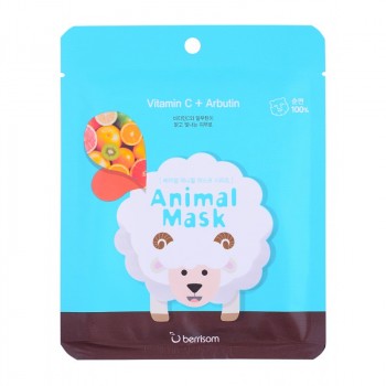 Маска тканевая с витамином С и арбутином Animal mask series - Sheep