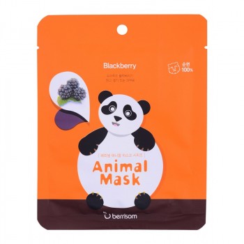 Маска тканевая экстрактом ежевики Animal mask series - Panda