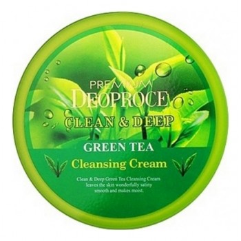 Крем для лица очищающий с экстрактом зеленого чая PREMIUM CLEAN & DEEP GREEN TEA CLEANSING CREAM