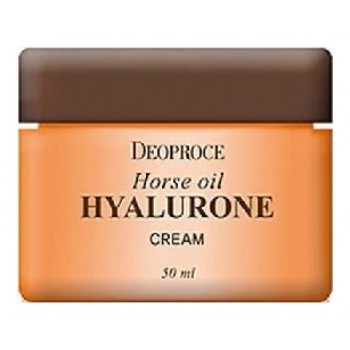 Крем для лица с гиалуроновой кислотой и лошадиным жиром Horse Oil Hyalurone Cream