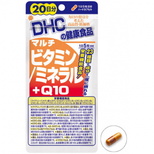 DHC Витамины Минералы и Q10 (100 капсул на 20 дней)