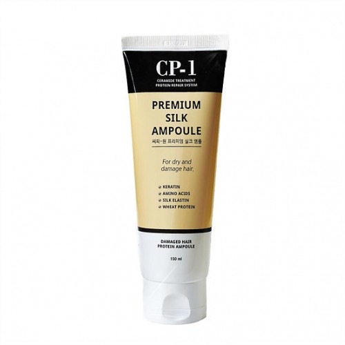 Несмываемая сыворотка для волос с протеинами шелка CP-1 Premium Silk Ampoule