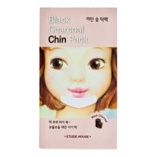Патчи для подбородка от черных точек с древесным углем Black Charcoal Chin pack