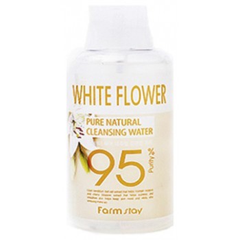 Очищающая вода с экстрактом белых цветов, 500 мл, Farmstay