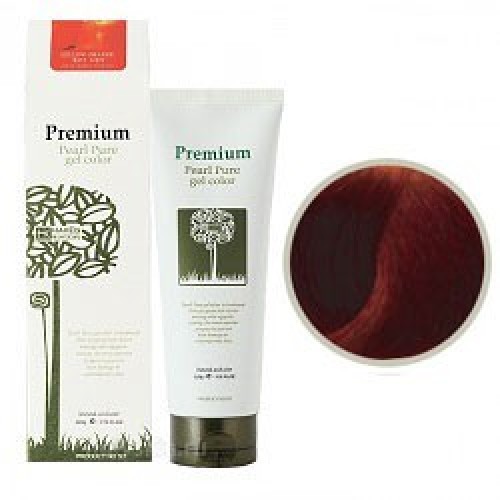Маникюр для волос (красно-коричневый) Haken Premium Pearll Pure Gel Color-Chestnut Brown Red