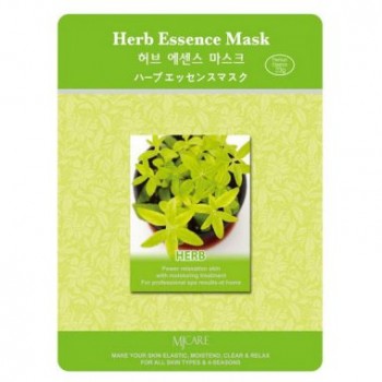 Маска тканевая экстракты трав Herb Essence Mask