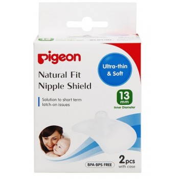 Накладки на грудь PIGEON защитные силиконовые для кормления Natural Fit