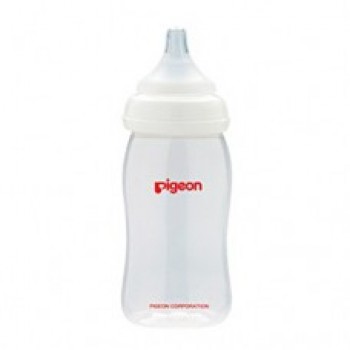 Бутылочка для кормления PIGEON Перистальтик Плюс с широким горлом 240 мл РР