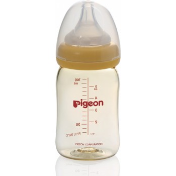 Бутылочка для кормления PIGEON Перистальтик Плюс с широким горлом 160 мл PPSU