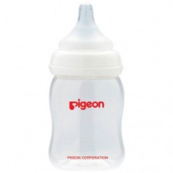 Бутылочка для кормления PIGEON Перистальтик Плюс с широким горлом 160 мл РР