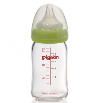Бутылочка для кормления PIGEON Перистальтик Плюс с широким горлом (стекло) 160 мл