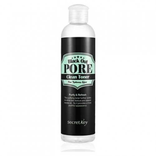 Тонер с древесным углем для очищения и сужения пор Black Out Pore Clean Toner