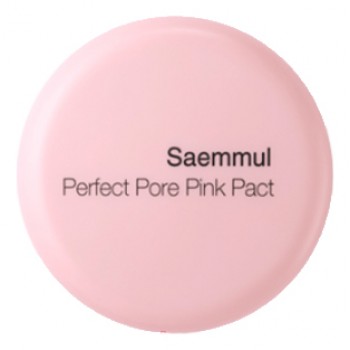 Пудра компактная розовая Saemmul Perfect Pore Pink Pact