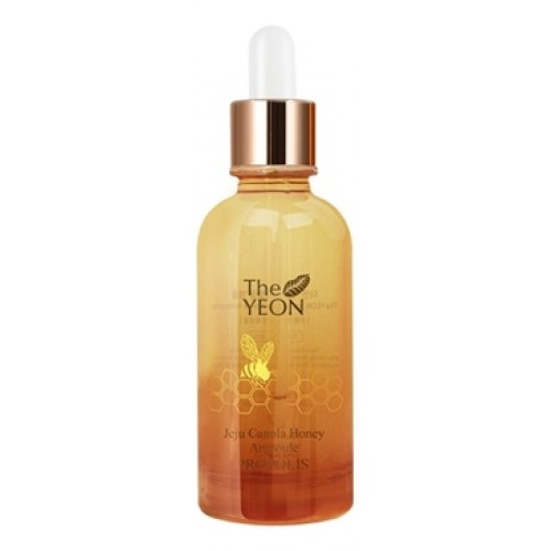 Сыворотка ампульная с прополисом и медом Jeju Canola Honey Ampoule Propolis