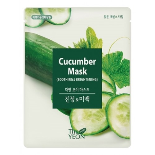 Маска для лица тканевая успокаивающая Cucumber Mask [Soothing & Brightening]