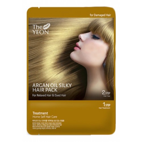 Маска для волос с аргановым маслом Argan oil silky hair pack
