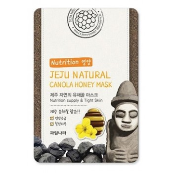 Маска для лица питательная Jeju Nature's Canola Honey Mask